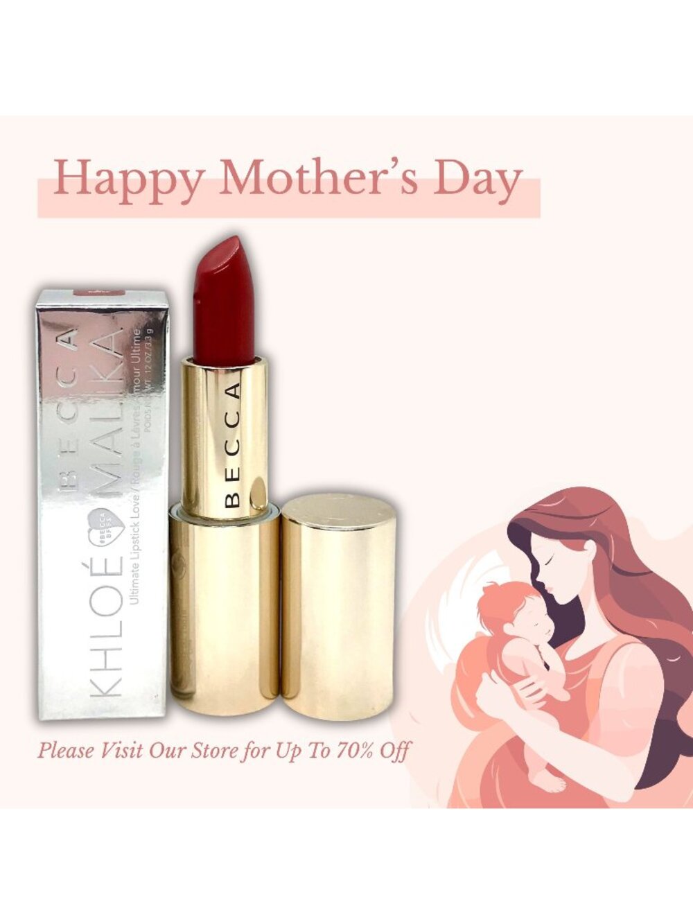Becca Khloe & Malika Ultimate Lipstick Love - C Brave, 0.12 oz